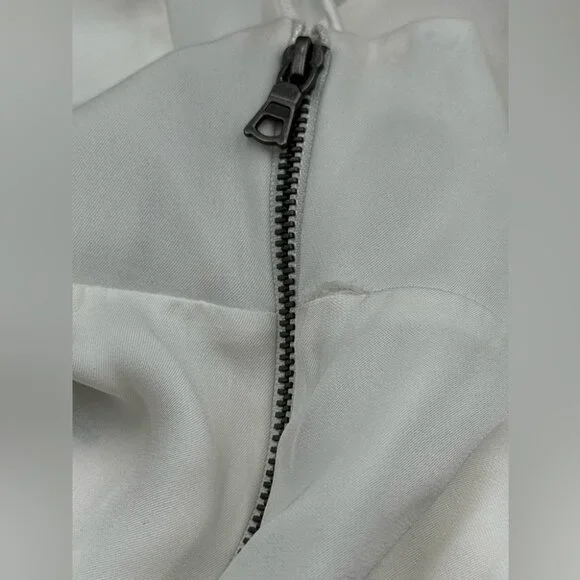 🆕 ALICE + OLIVIA 🧿 NWT Alita Spaghetti Strap Drape Asymmetrical Dress, Sz6 - Picture 11 of 16